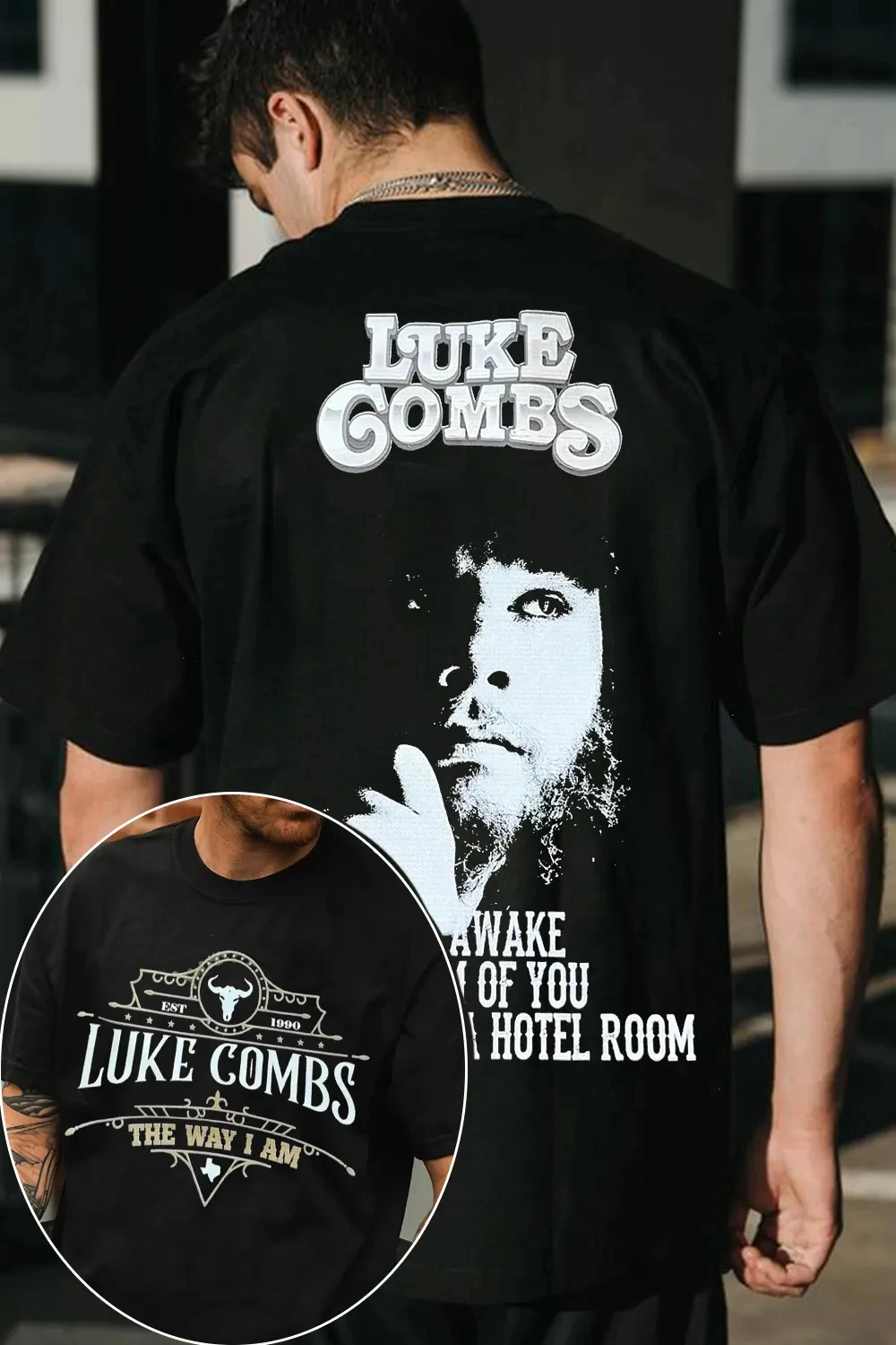 Hot Sale 2026 Luke Combs Graphic TShirt Mens Womens Cotton Tee Summer Casual Short Sleeve Round Neck Clothing Loose Unisex Tops