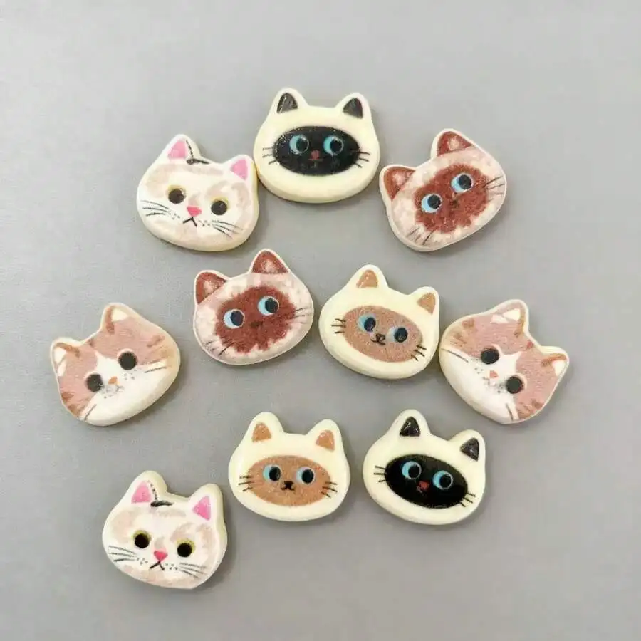 5/10Pcs Cute Cat Head Fridge Magnets.Creative Gifts. Suitable For Use In Storage Cabinets. Can Be Decorated