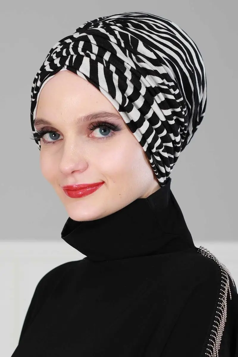 Plissee gekämmte gemusterten Knochen Zebra muster