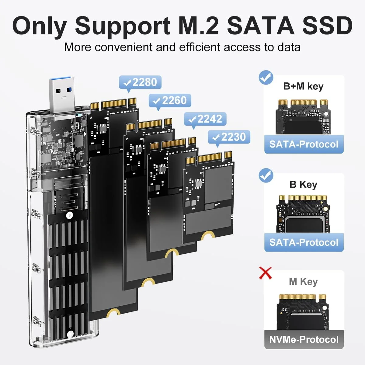 MAIWO M2 NGFF SATA SSD الضميمة USB3.0 Gen1 6Gbps Type-A إلى SATA NGFF القائمة على M.2 قارئ محول الحالة الصلبة 2242 2260 2280