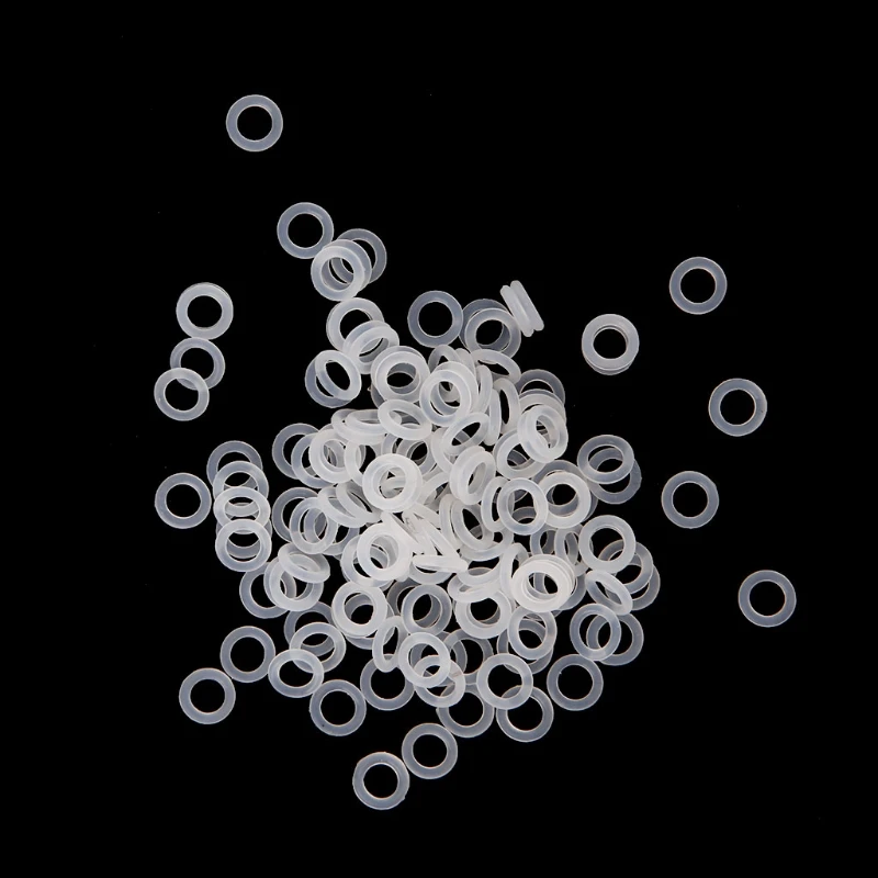 120Pcs White Keycaps Rubber O-Ring Switch Sound Dampeners For Cherry MX Keyboard Dampers for Key Cap O Ring Replace Part