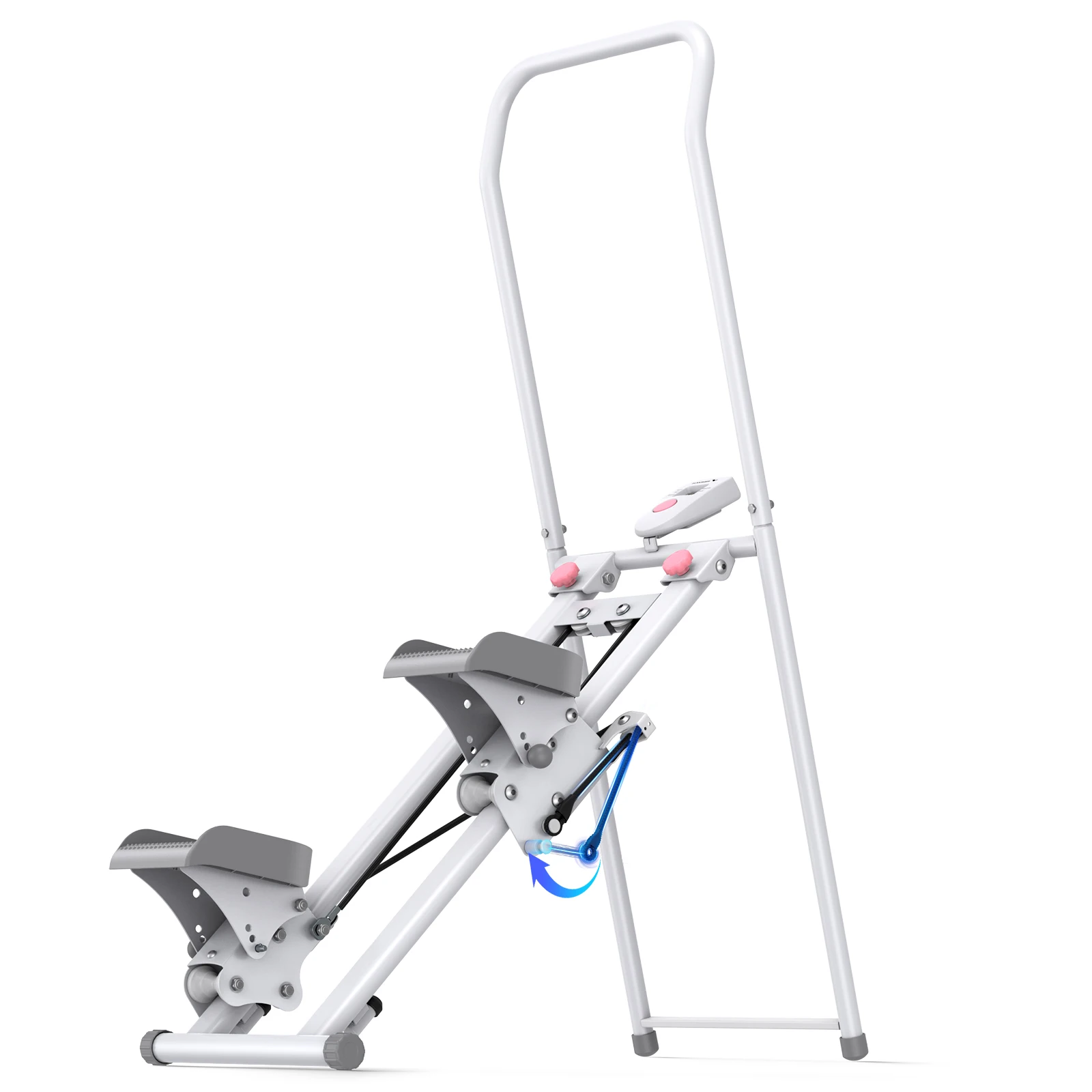 Multi-Functional Foldable Metal Stepper Stair Climbing Machine Home Exercise Equipment