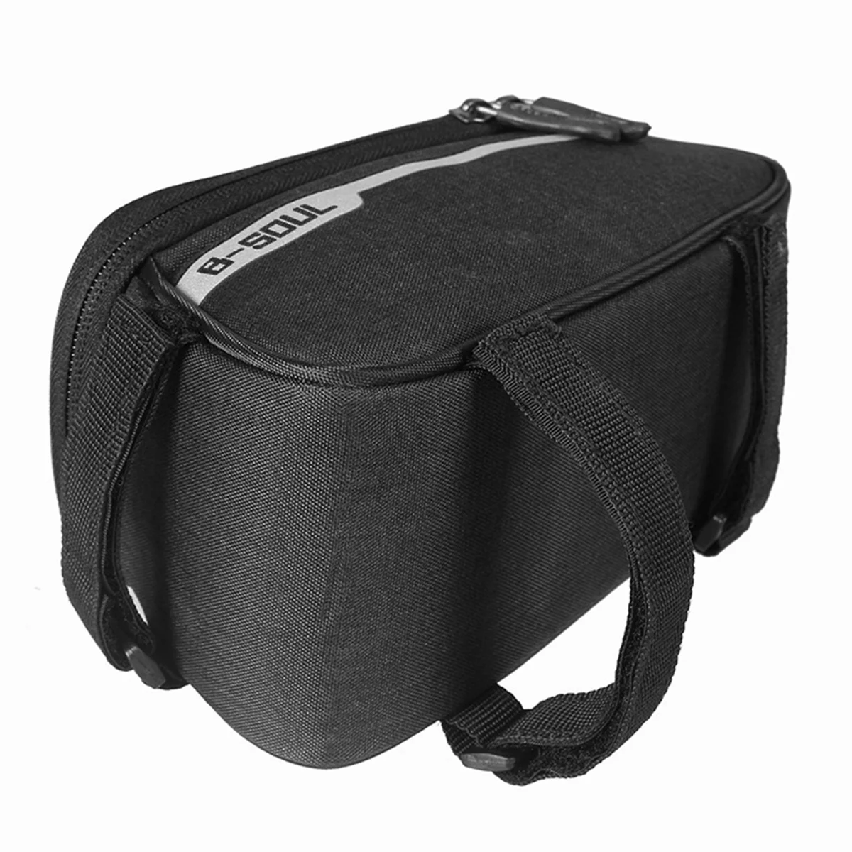 

New B-SOUL Bike Phone Mount Bag Bike Phone Front Frame Bag Mountain Road Bike Accessories for Fit Phone Under 6 Inch Black