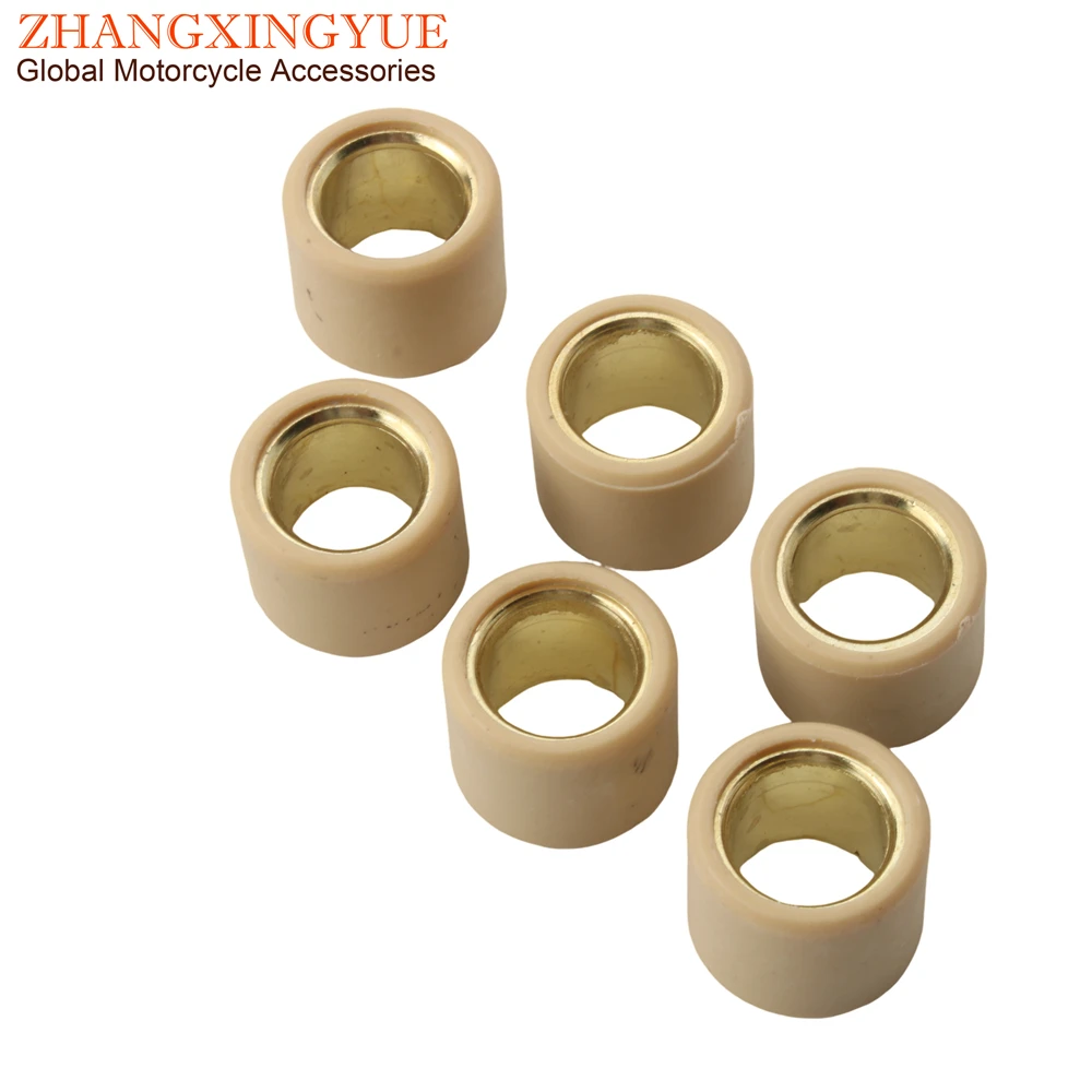 6PC Variator Roller 12.5g Weights 20x17mm For Gilera Runner Fx-Fxr 180 1997-2002 4T