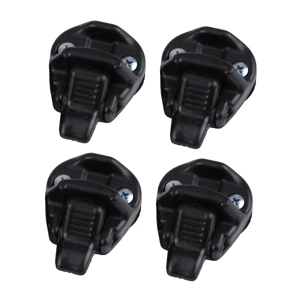 4pcs/Set Window Glass Latch Lock Buckle Clip Fit for Hyundai H100 Grace Mitsubishi L300 L400 Pajero Black Plastic
