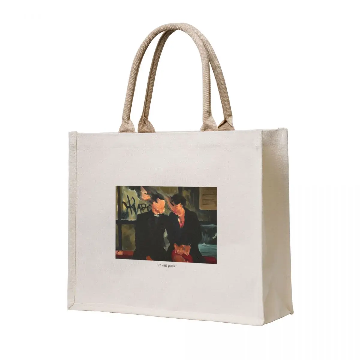 

Fleabag It Will Pass Quote Tote Bag foldable reusable bag Fabric bag tote bags men custom fabric