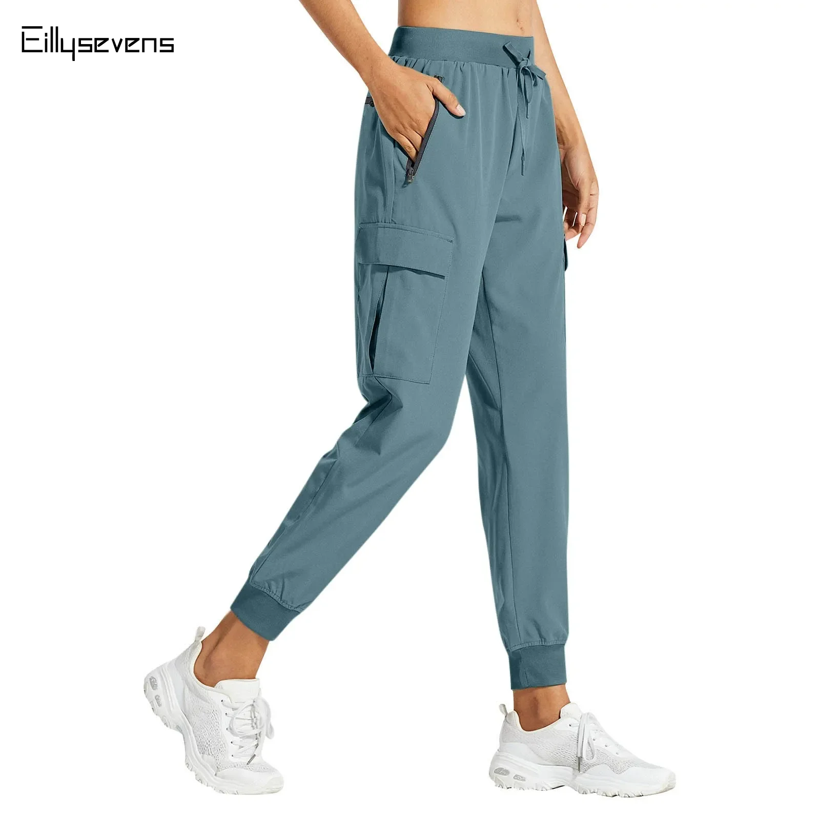 Fitness Sports Pants Women Elastic Band Waist/foot Quick Dry Loose Cycling Running Yoga Pants Female Streetwear Pantalon Femme