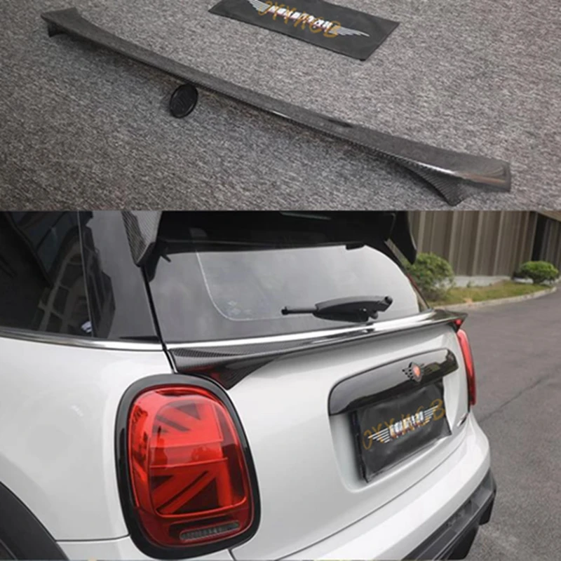 For BMW MINI COOPER S F56 modified Rear door center wing  carbon fiber spoiler  2014-2023