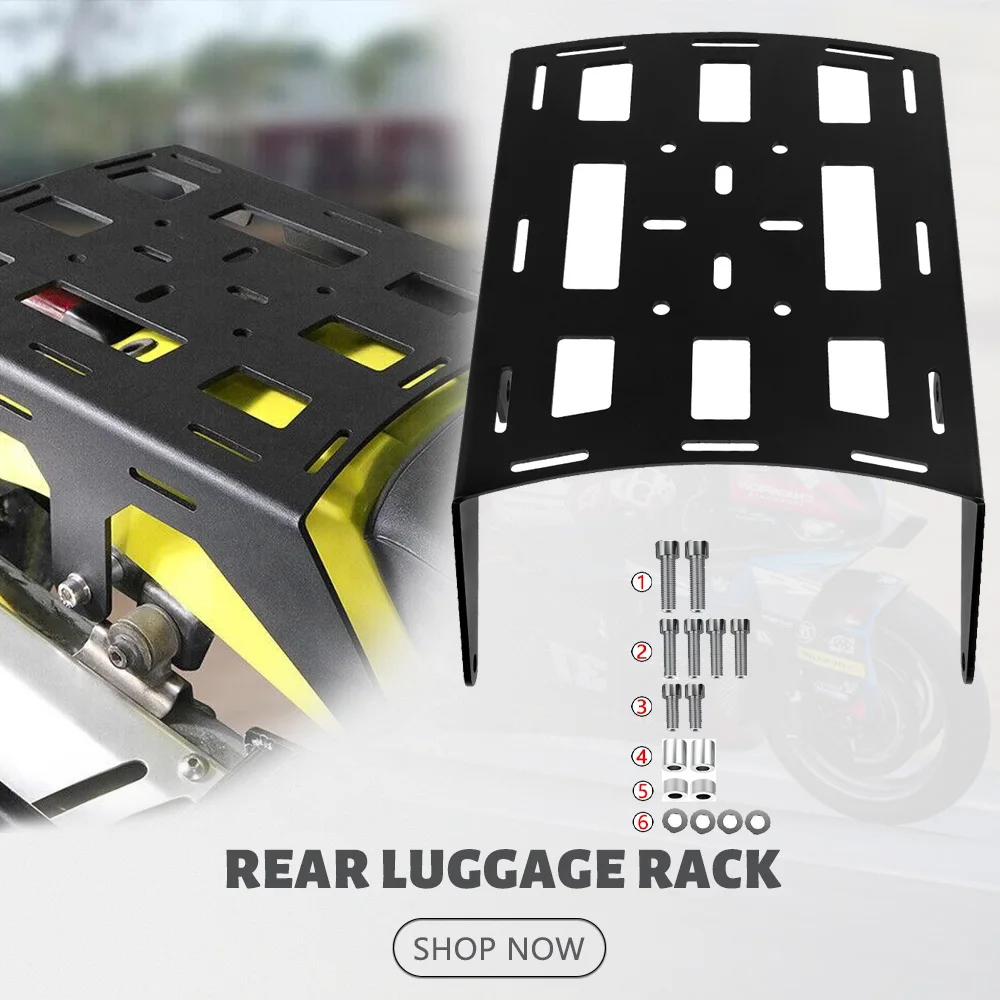 

2026 2025 2024 For SUZUKI DR650 DR 650 1990-2022 2023 Motorcycle Parts Rear Luggage Rack Cargo Rack Support Shelf Holder Bracket