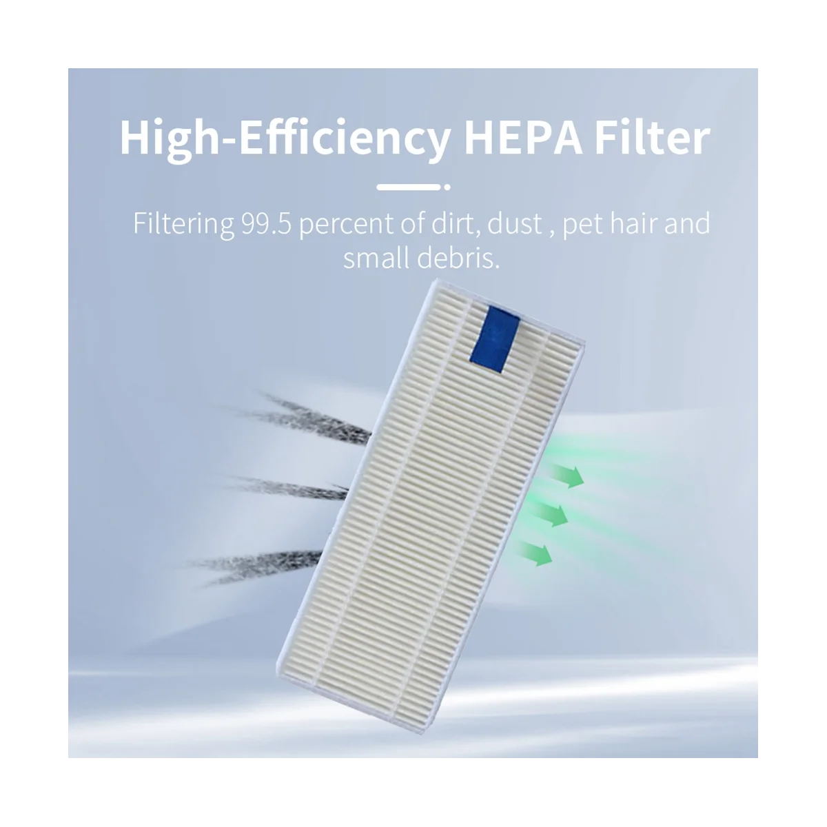 مكنسة كهربائية آلية فرشاة دوارة ، فرشاة جانبية ، فلتر HEPA ، مناسبة لسلسلة Tefal Rowenta X-Plorer 75 RG7687 RR7687WH