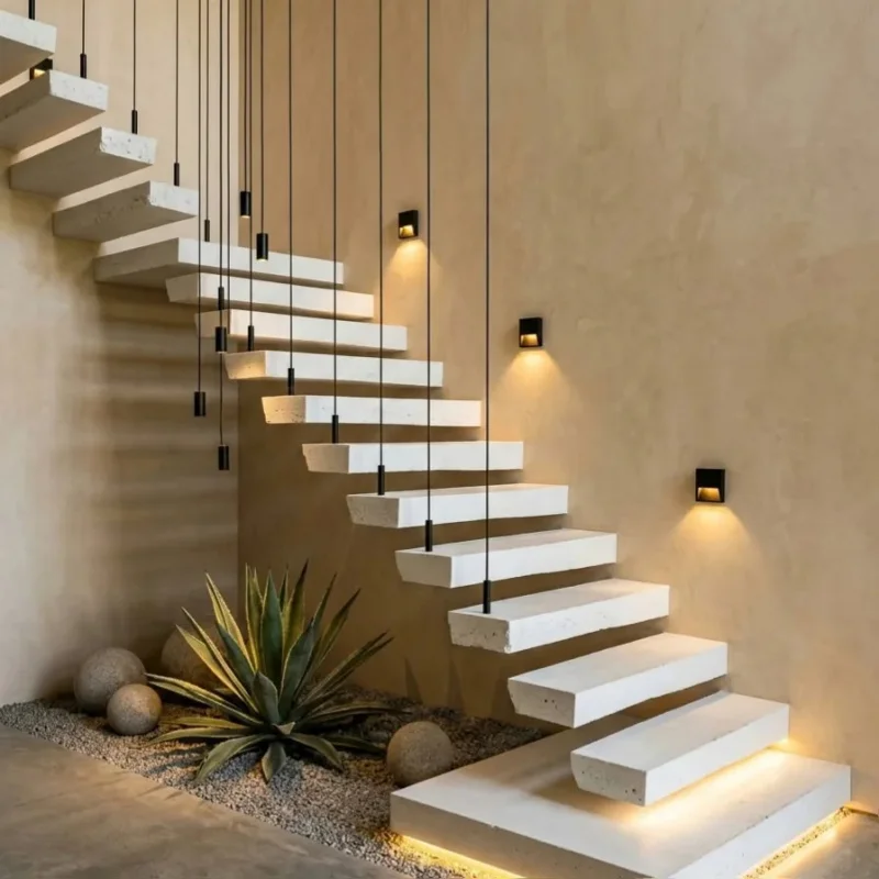 custom.Precision Crafted Floating Staircase Structural Architectural Projects
