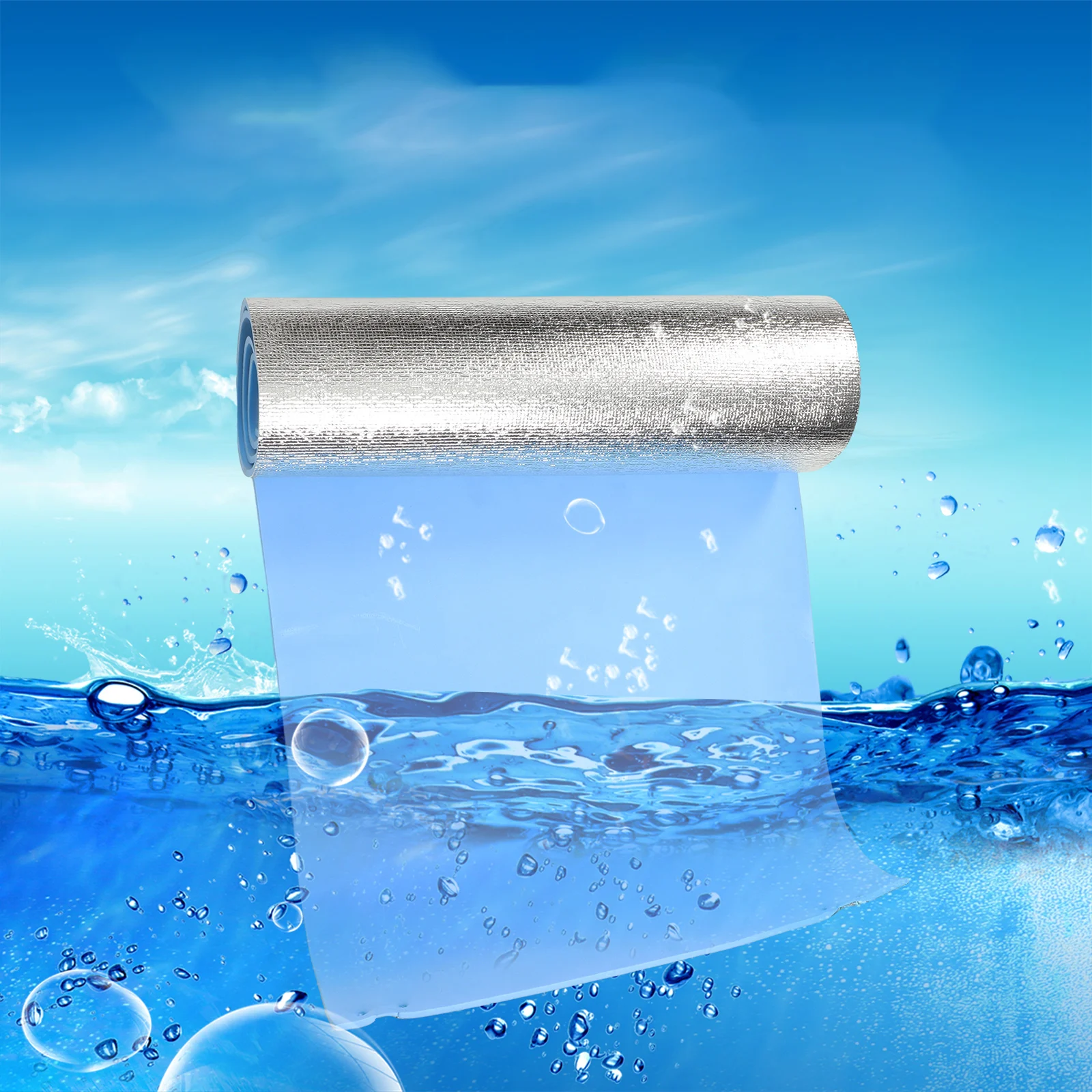 

1Pcs Yoga Mat Durable Aluminum Foil Eva Dampproof Camping Mat Outdoor Waterproof Picnic Pad Travel Blanket Picnic Blanket