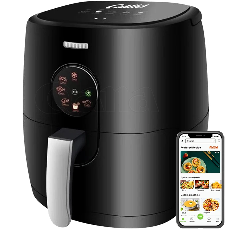 app digital Air deep Fryer kitchen appliances smart cooker electric roaster baking oven tefal