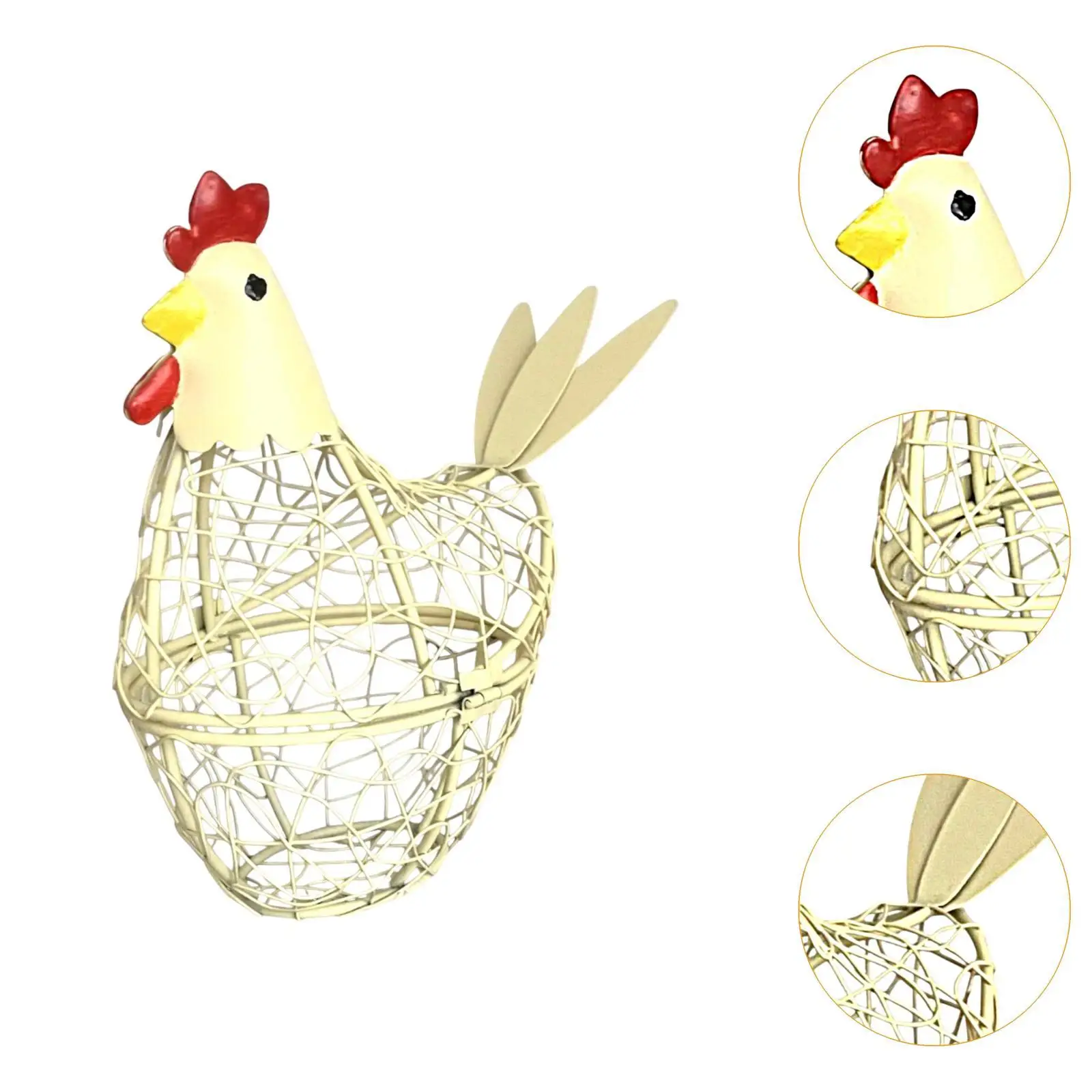 Egg Holder Small Household Serving Tray Fruits Vegetables Rack Chicken Shape