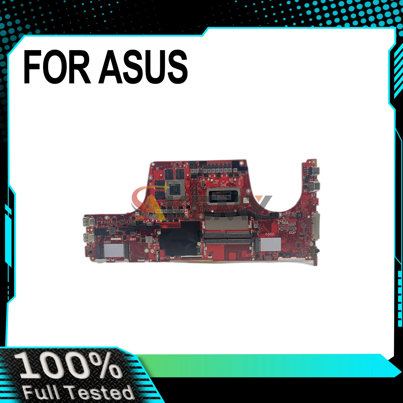 

For ASUS ROG Flow X16 GV601VV GV601V Laptop Motherboard i9-13900H CPU RTX4060/V8G 100% Tested OK