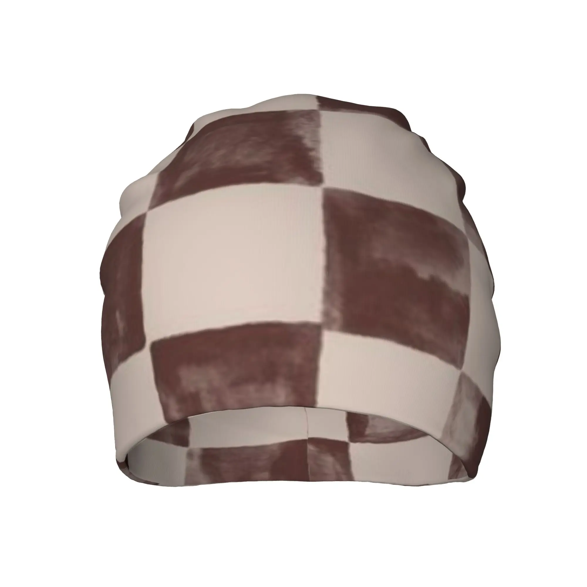 Bonnet Hats Checkerboard Men Women's Thin Hat Check Pattern (7) Street Style Cap Design Skullies Beanies Caps