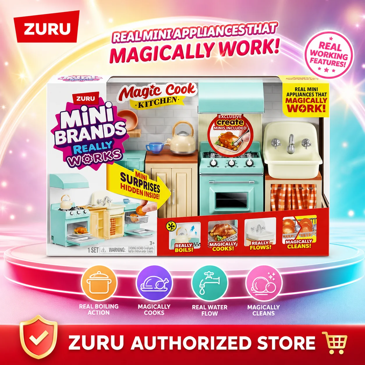 Kitchen Appliances Gift Items - Mini Zuru Brands Magic Cook Kitchen