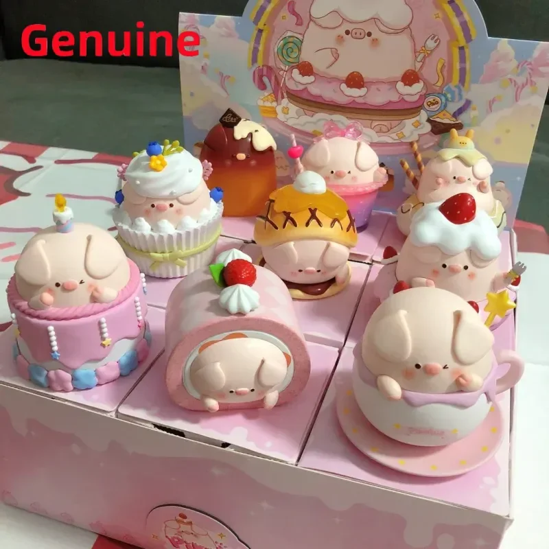 

Hot Pikopig Fart Pig Dessert Series Blind Box Decor Cute Pig Handmade Toy Cultural And Creative Birthday Gift For Girl Kids