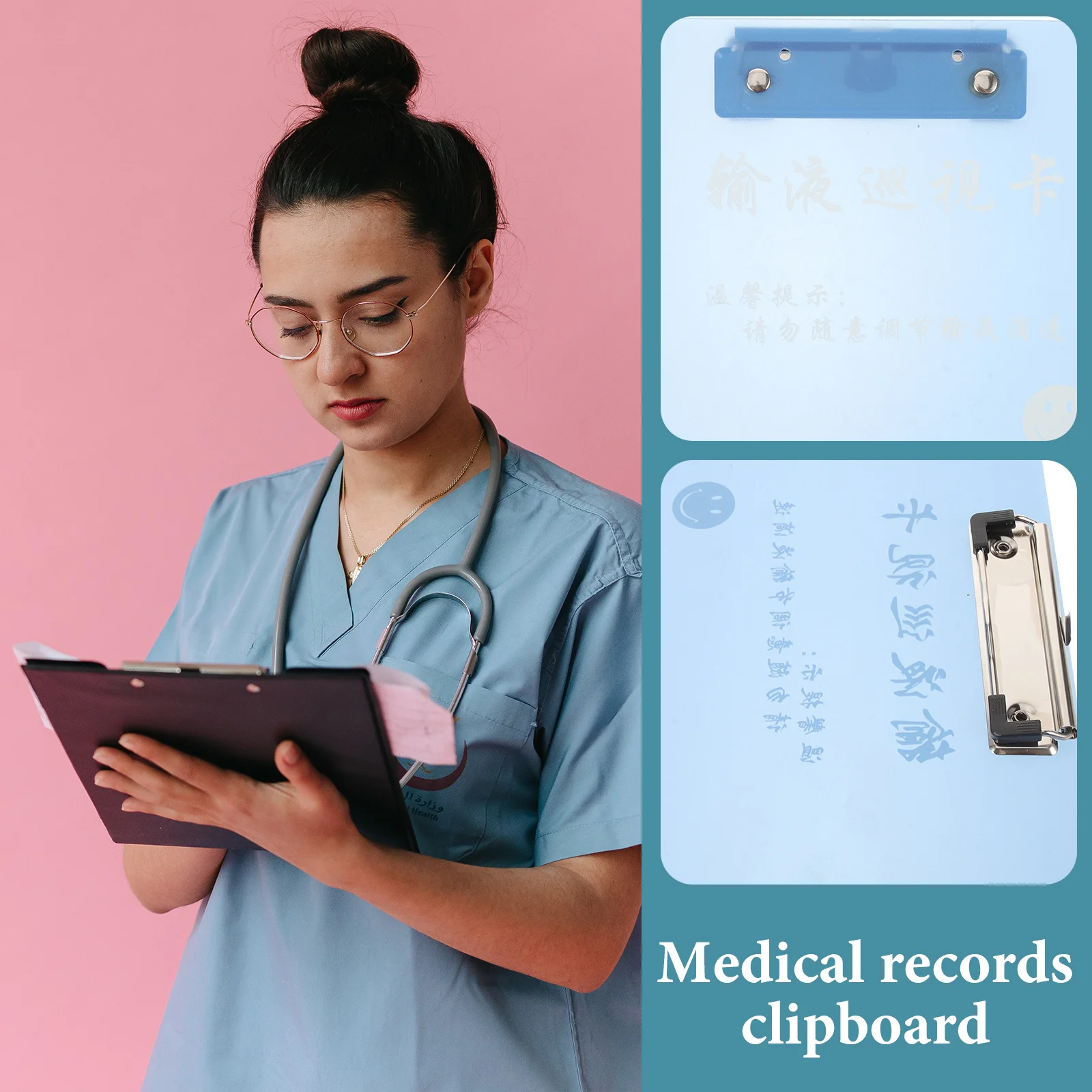 

Многоцелевой полипропиленовый инъекционный планшет для инфузии, прочный зажим, медицинский планшет для письма, больничная медсестра, буфер обмена, пластиковая доска