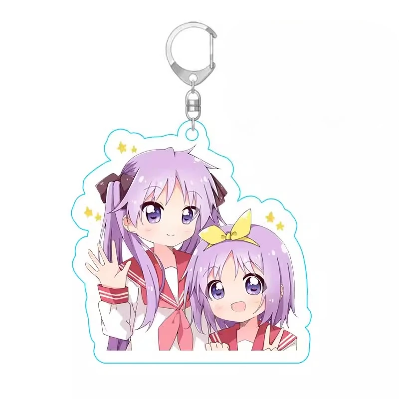 พวงกุญแจอะคริลิคตัวละครอนิเมะ อิซูมิ โคนาตะ ฮิอิรากิ คาการิ ฮิอิรากิ ซึคาสะ ทาคาระ มิยูกิ สำหรับเป็นของขวัญ