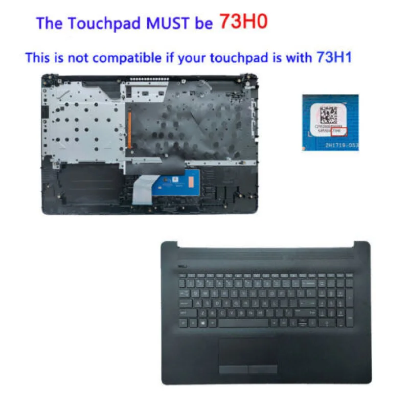 Y НОВИНКА для HP 17BY 17-BY 17-CA 17Z-CA 17T-BY верхняя крышка упора для рук с тачпадом клавиатуры