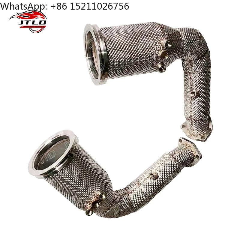 High Performance 304 Stainless Steel  Exhaust Downpipe for Audi SQ7