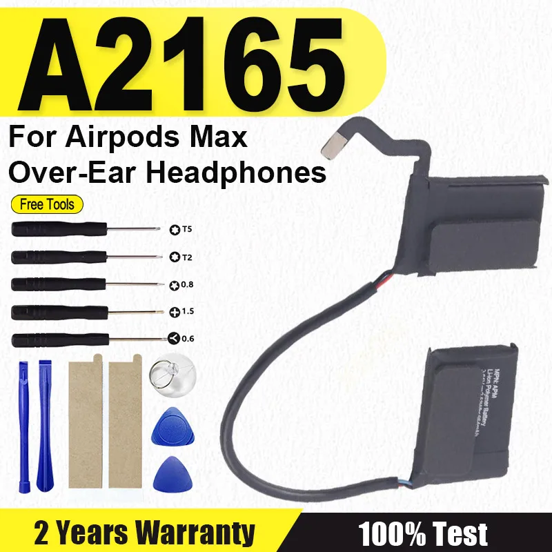 

New A2165 Battery 664mAh Real For Airpods Max over-ear headphones + Free Tools