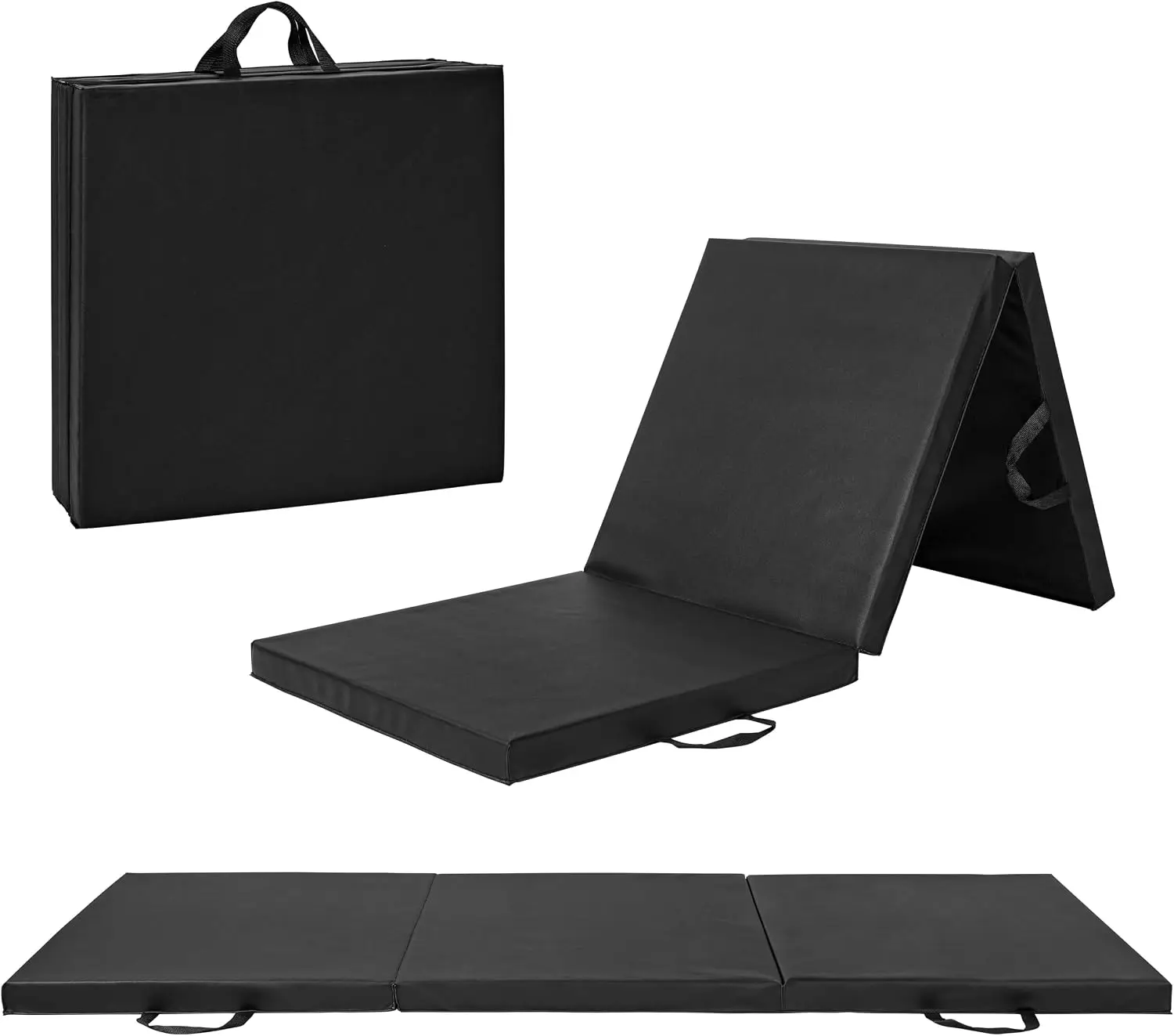 CAP Barbell Folding Exercise Mat – Durable, Anti-Tear, Thick Padding for Fitness, Aerobics, Gymnastics & Home Workouts. 72