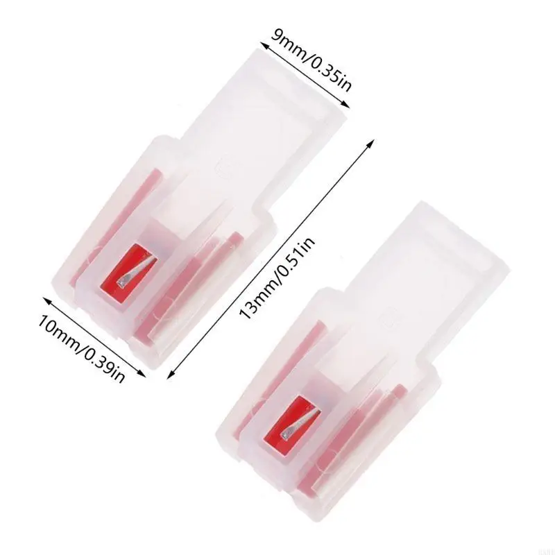 2025 New 2pcs Better Durability Turntable Needles Dynamic Turntable Needles Record Player Reader Repair Props