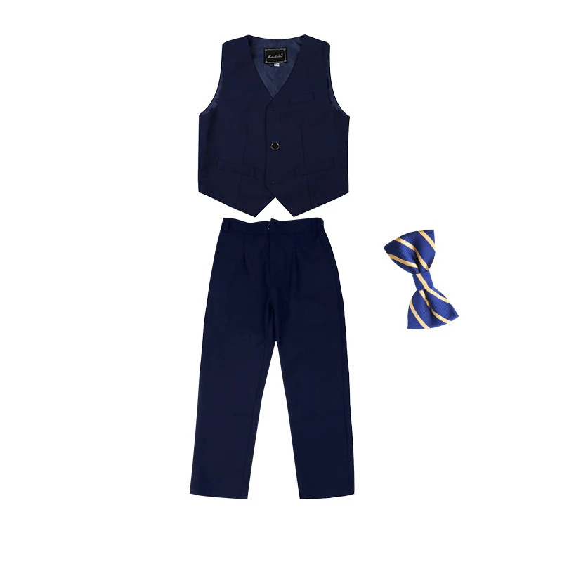 

Children's formal attire increase fat boy suit Optional jacket, pants, vest, tie, shirt 120-180cm piano perform wedding