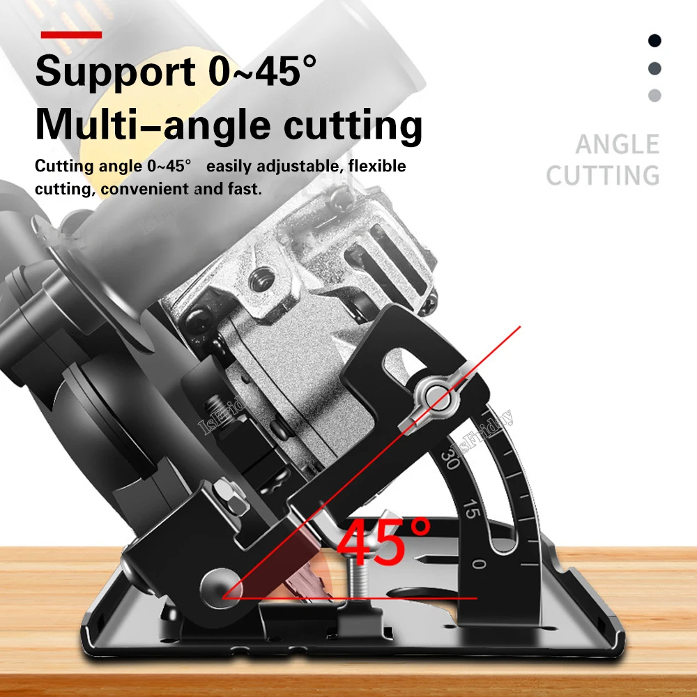 Angle Grinder Universal Accessories Grinder DIY Bracket Stand Holder Support Change to Cutting Machine Base Woodworking Tool