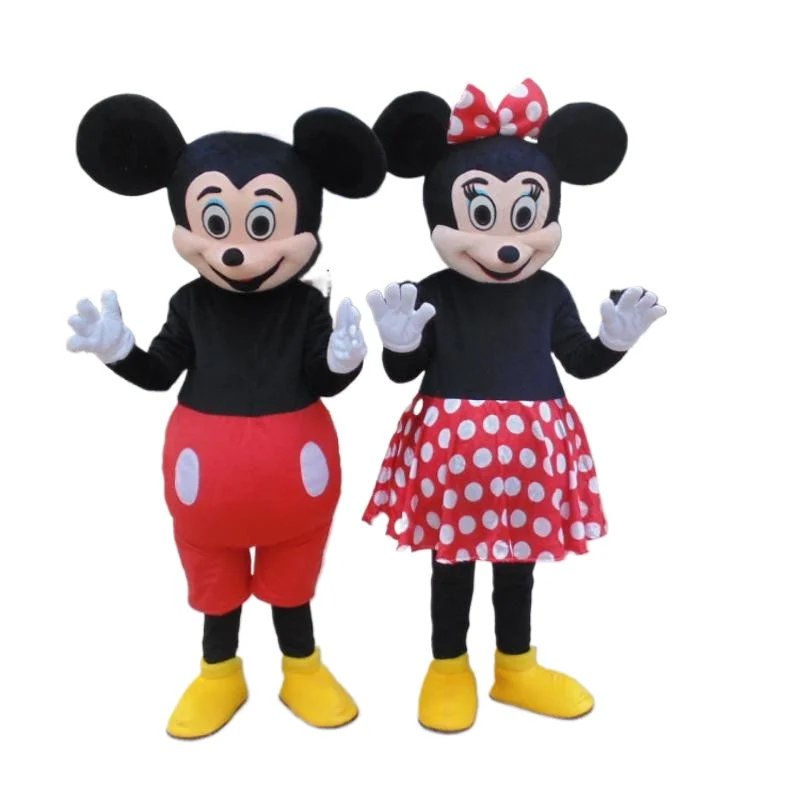 

Cosplay Mouse Boy Mickey and Mouse Girl Minnie Cartoon character costume Mascot Advertising Costume Party Animal carnival toy