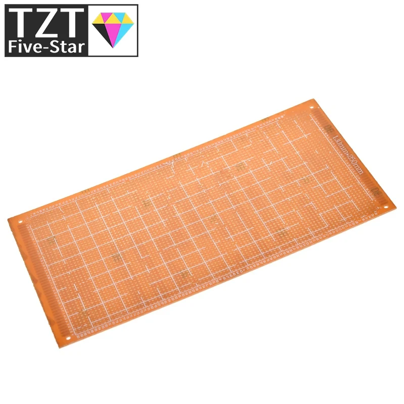 1/3 قطعة 13x25 سم 13*25 سنتيمتر جانب واحد النموذج 2.54mmBreadboard العالمي التجريبية الباكليت لوحة نحاسية لوحة دوائر كهربائية