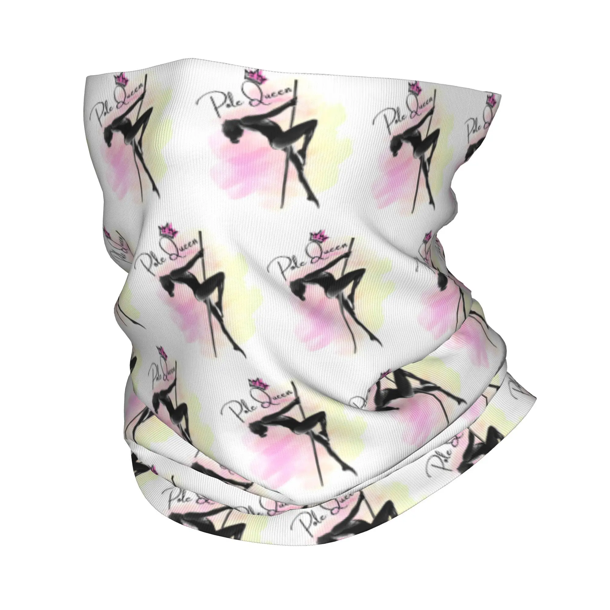 Pole Queen, pole dance Bandana Neck Cover Printed Wrap Scarf Multifunction Headband Outdoor Sports For Men Women Adult