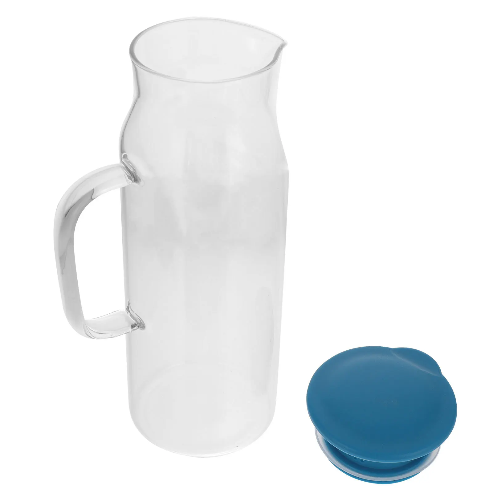 

1Pcs Heat Cold Resistant Glass Tea Kettle Thickened Transparent Pot for Home Office Drinks Tea Kettle Glass Juice Pot