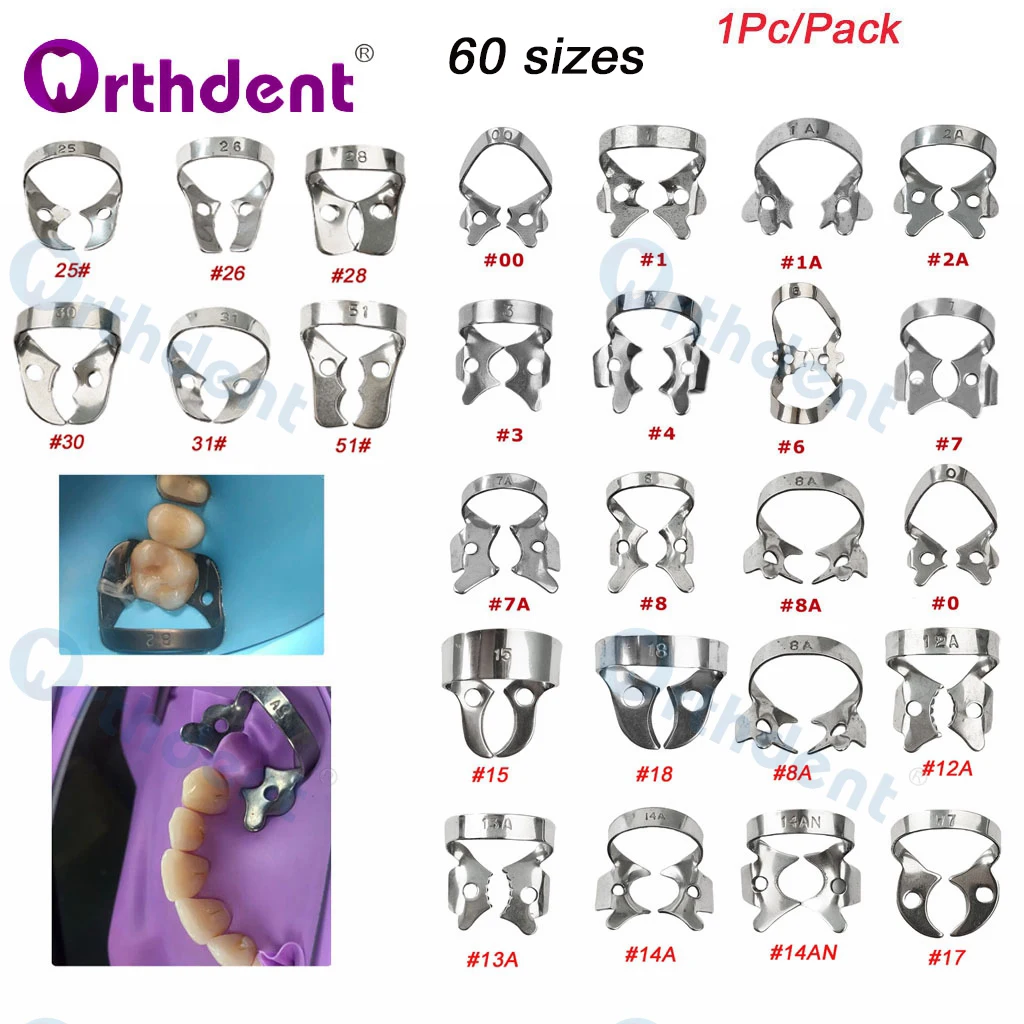 Pinces Dentaires Fantaisie en Caoutchouc, réinitialisation Barrière en Acier Inoxydable, Endodontique, Dominative, pour les Dents Molaires, Matériel