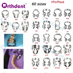 Pinces Dentaires Fantaisie en Caoutchouc, réinitialisation Barrière en Acier Inoxydable, Endodontique, Dominative, pour les Dents Molaires, Matériel de Dentisterie, 1 Pièce