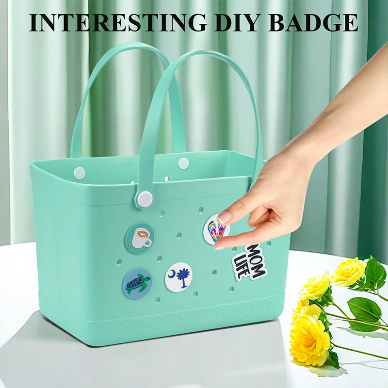 XL Extra Large Bogg Bag EVA Rubber impermeabile Beach Pool Storage Basket donna Travek Shopping Handbag Sac Bogg Jelly Tote Bag