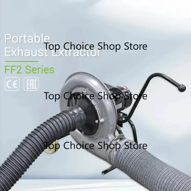 Mobile Trolley Exhaust Suction Hose Equipment Matching Stationary Air Extraction Cleaning System