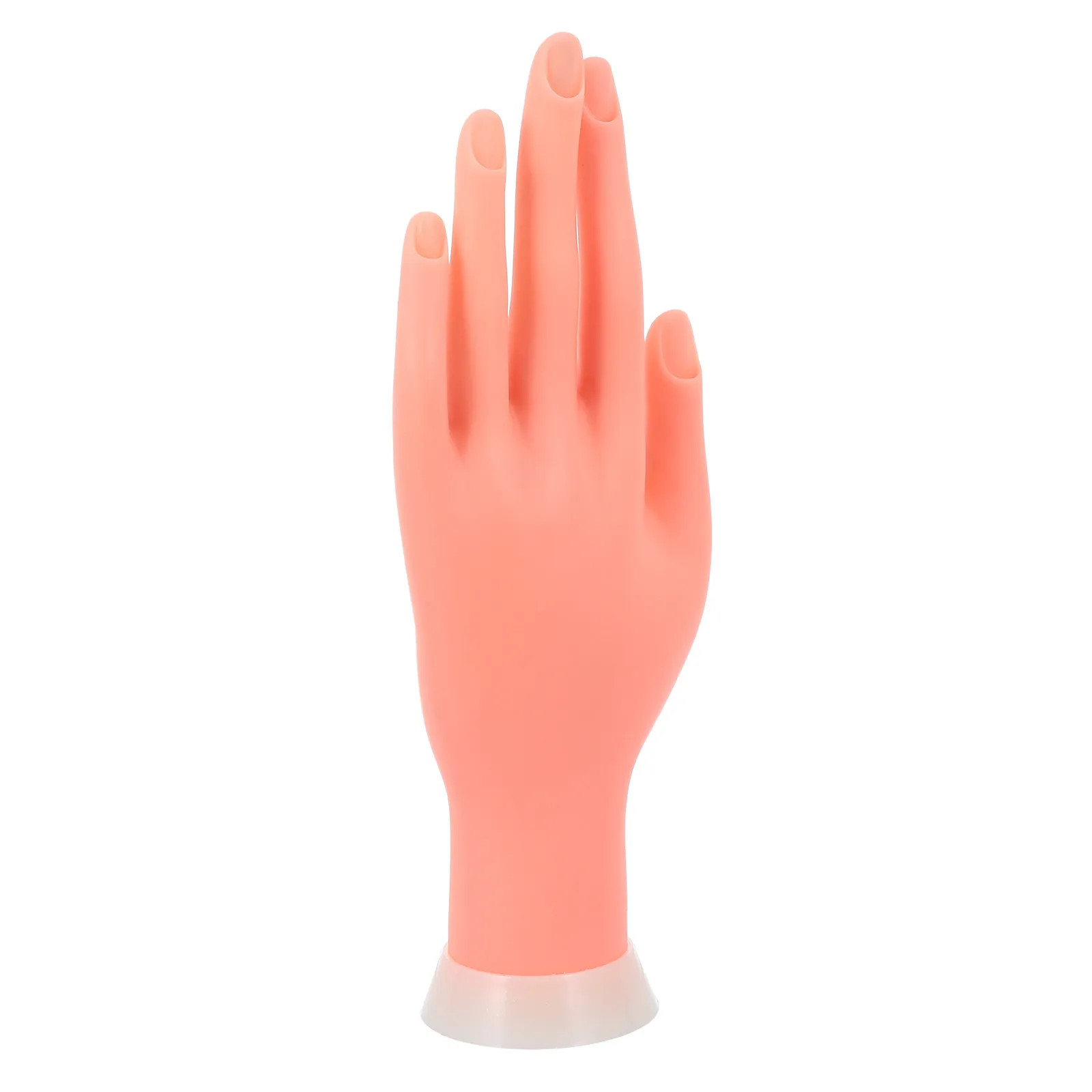 

Premium Silicone Art Fake Movable Manicure Training Practice Tool Practice Hand Hand For Beginners