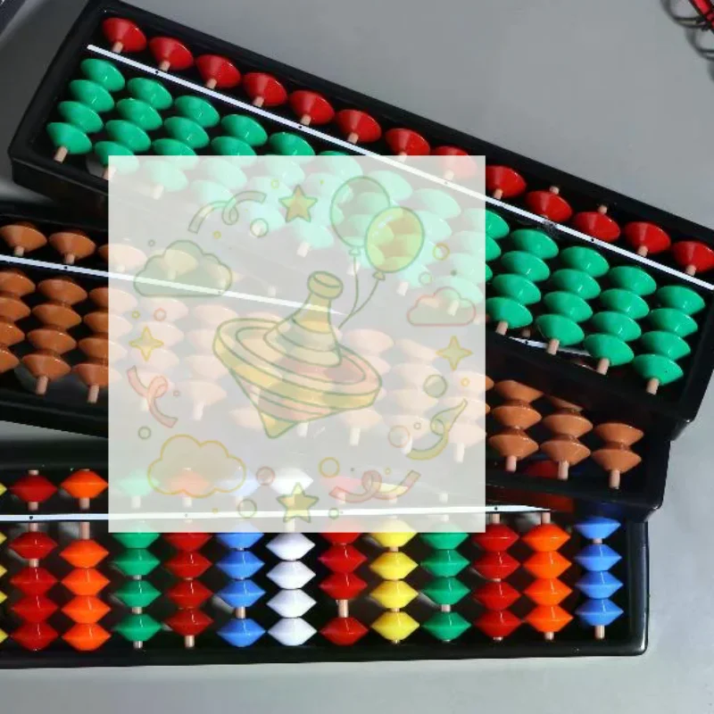Abacus Counting Bead - Plastic Abacus Counting Calculator Toy, Multi