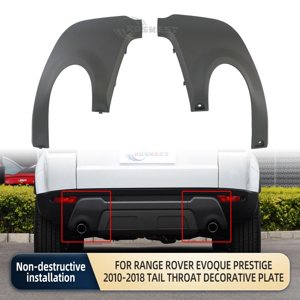 

Rear Bumper Trailer Cover Tail Throat Decorative Plate Decorative Strip For Range Rover Evoque Prestige 2010-2018 Car Accessorie