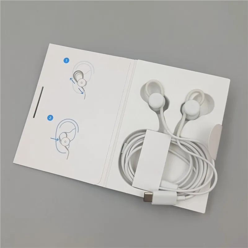 Original For Google Earphones USB Type C Wired In Ear Music Sport Earbud Headset with Mic For Google Pixel 4XL 3XL 2XL 5 6 7 6A