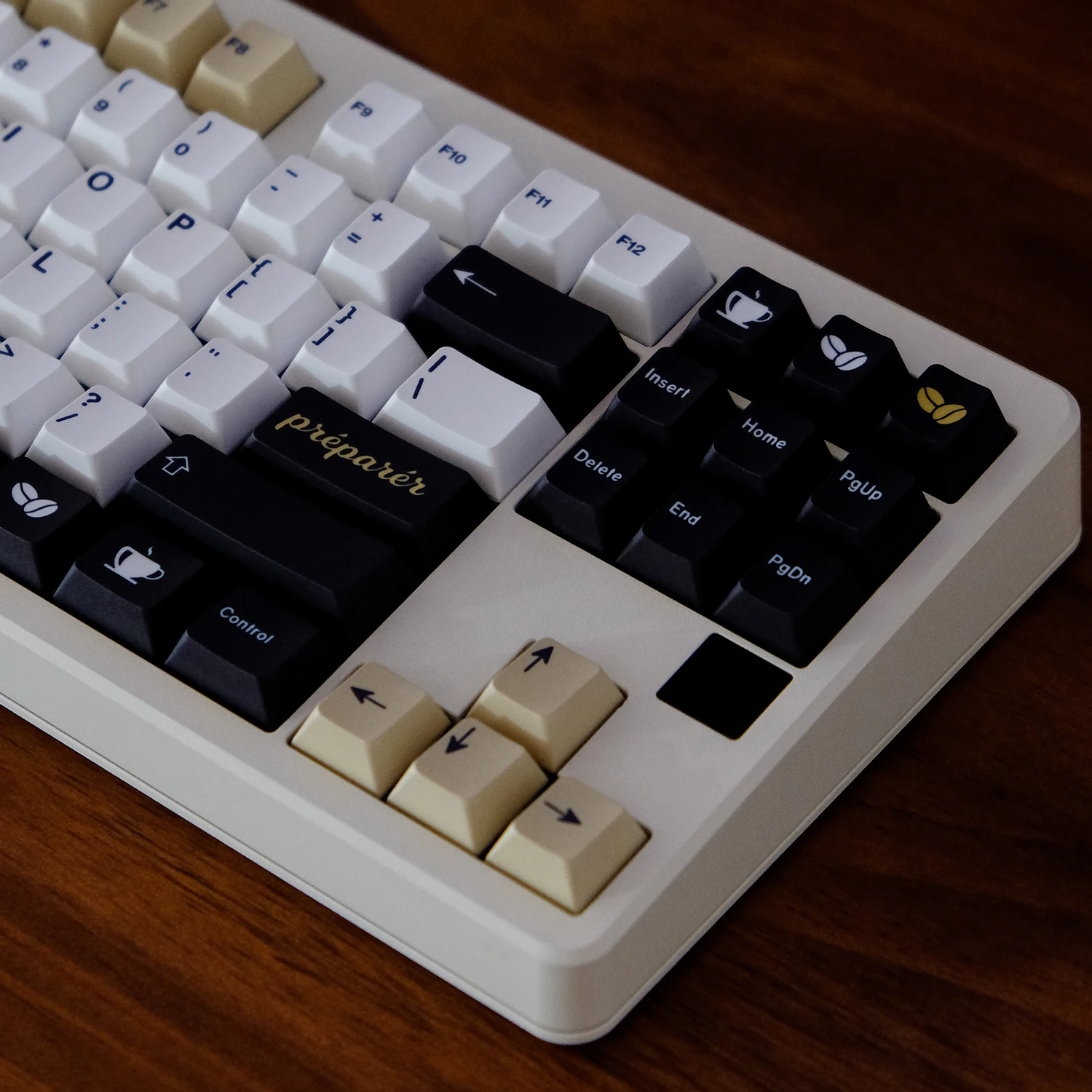 Coffee Cafe Original height PBT material, sublimator keycap
