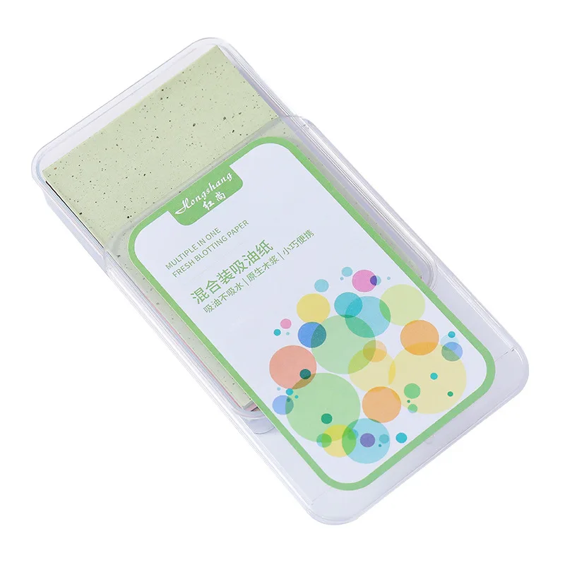 300pcs/box GreenTea Face Blotting Sheets Wipes Oil Removal Absorbing Sheet Face Oil Control Absorbent Paper Women Cosmetic Tools