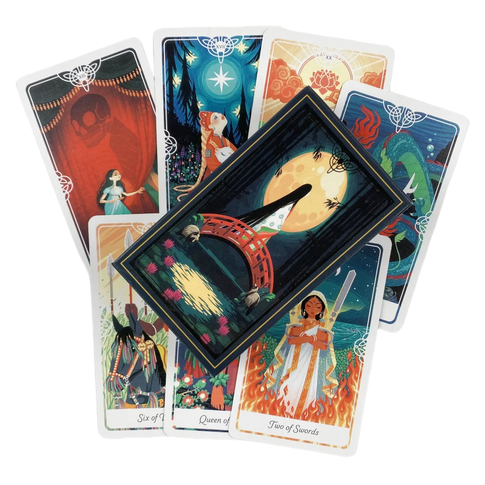 Tarot Of The Divine Brings Traditional Cards Divination Deck English Versions Edition Oracle Board Playing Table Games For Party