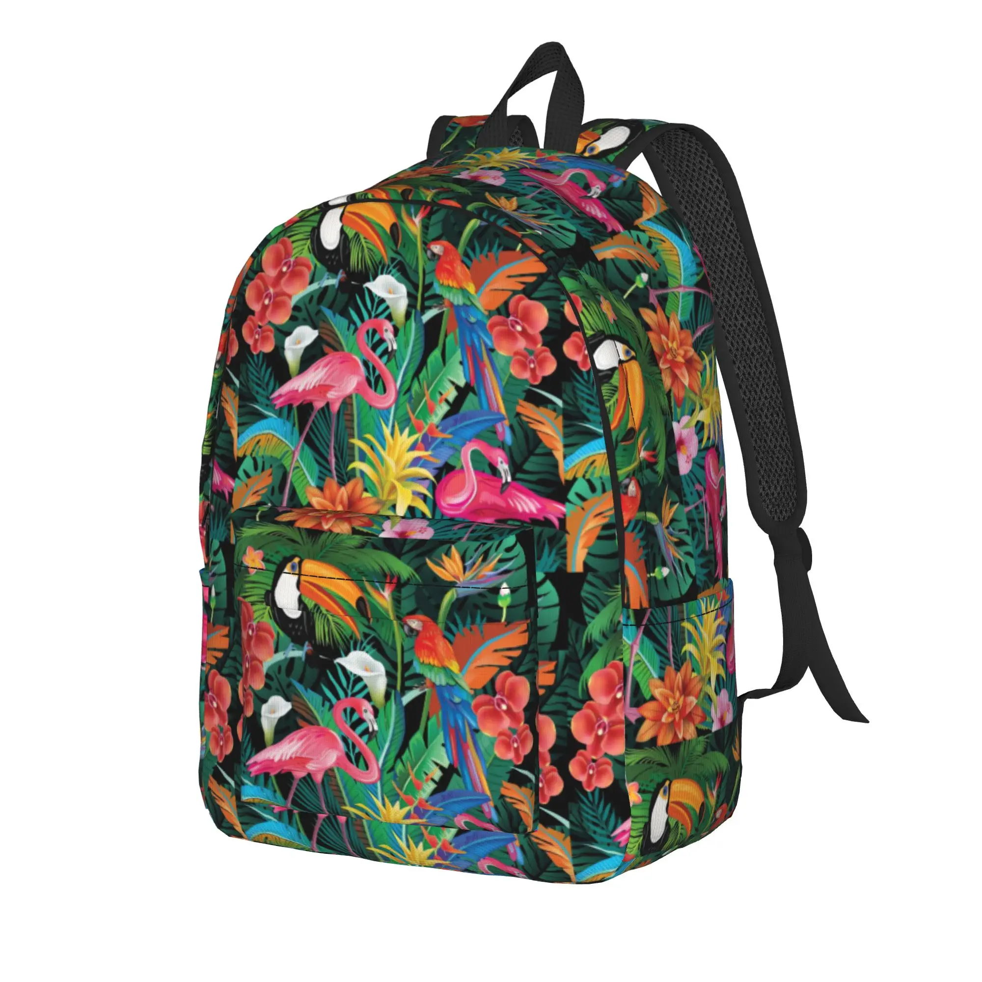 Tropical Paradise Bloom   Backpack  College Backpacks Teen Designer Soft High School Bags Kawaii Rucksack