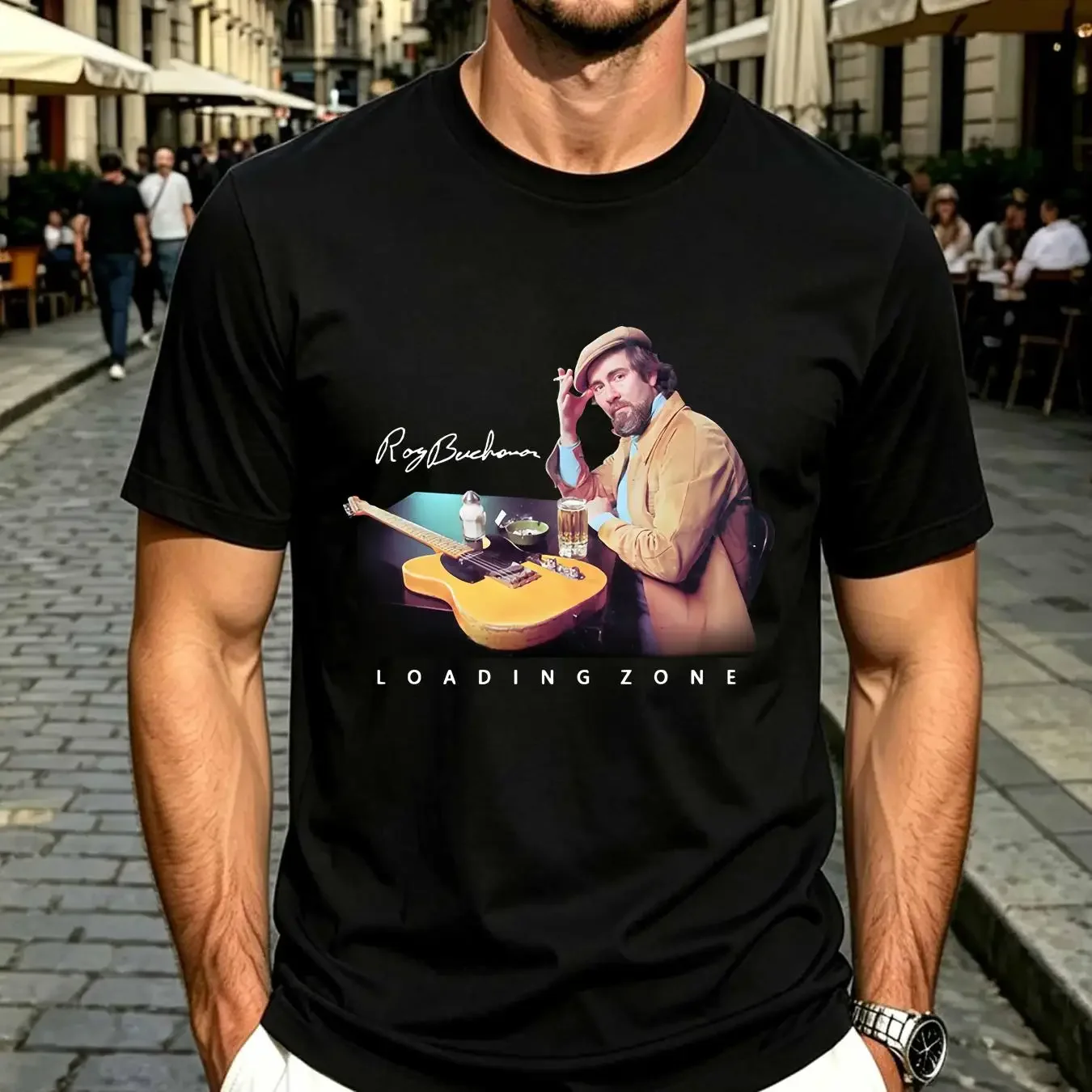 washed T Shirt Roy Buchanan Singer Loading Zone Album  All Size long or sleeves vintage Washed homme Slightly Unisex