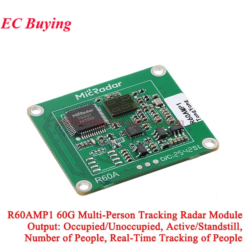 R60AMP1 60G 60GHZ Multi-person Trajectory Radar Millimeter Wave Sensor Module Trajectory Tracking Human Presence Sensing