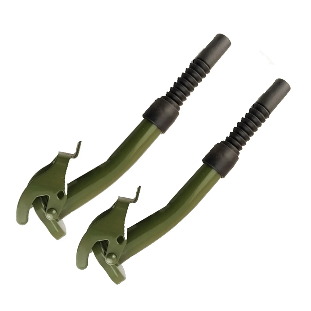 Metal Gas Can Spout 2 Piece Oil Drum With Duckbill Nozzle Pressure Cap Flexible Hose For 20L Fuel Tank Refueling Tool Set